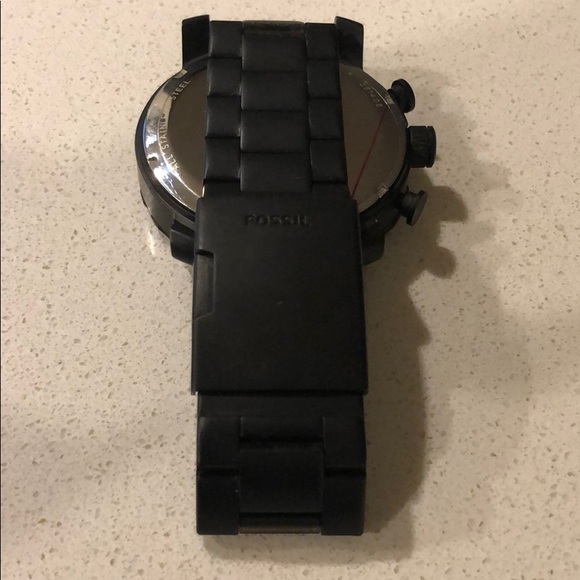 Nate Chronograph Black Stainless Steel Watch - Picture 3 of 3